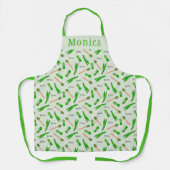 Personalized Pandan Leaf Apron  Schort (Voorkant)