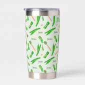 Personalized Pandan Leaf  Geïsoleerde Drinkbeker (Rechts)