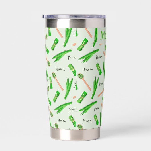 Personalized Pandan Leaf  Geïsoleerde Drinkbeker (Rechts)