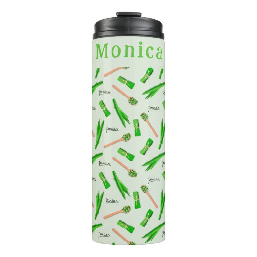 Personalized Pandan Leaf  Thermosbeker (Voorkant)