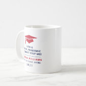 Personalized Pandemic - Graduate Class of 2021 Mug Koffiemok (Voorkant links)
