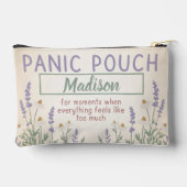 Personalized Panic Pouch | Anxiety Bag Etui (Achterkant)