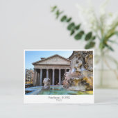 Personalized, Pantheon, Rome, Italy Briefkaart (Staand voorkant)