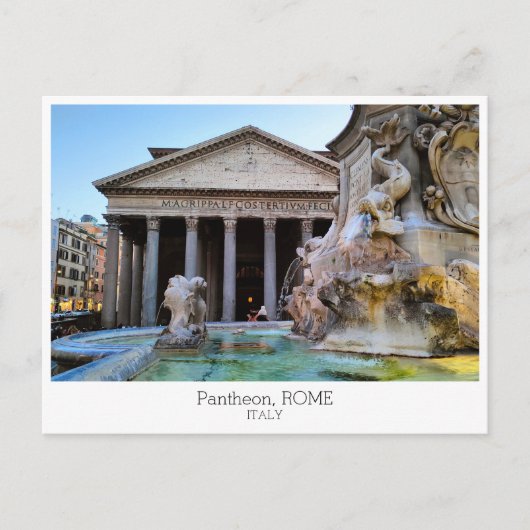 Personalized, Pantheon, Rome, Italy Briefkaart (Voorkant)