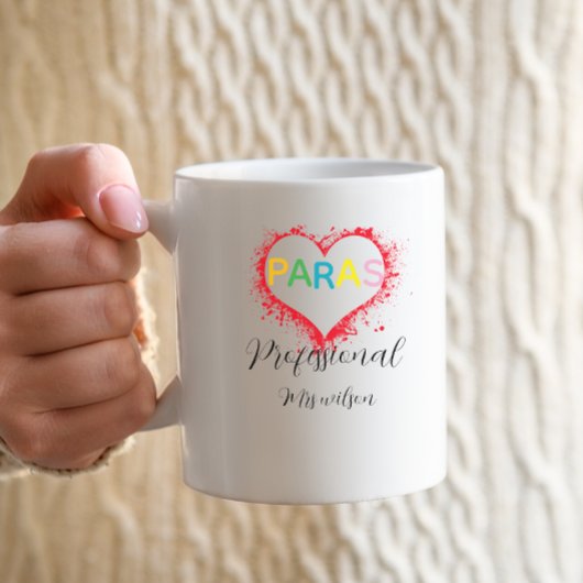 Personalized paraprofessional educator teacher koffiemok