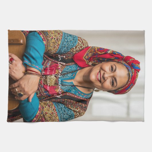 Personalized parastas  theedoek (Horizontaal)