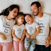 Personalized Parent Gift Tiny Humans Big Love T-shirt