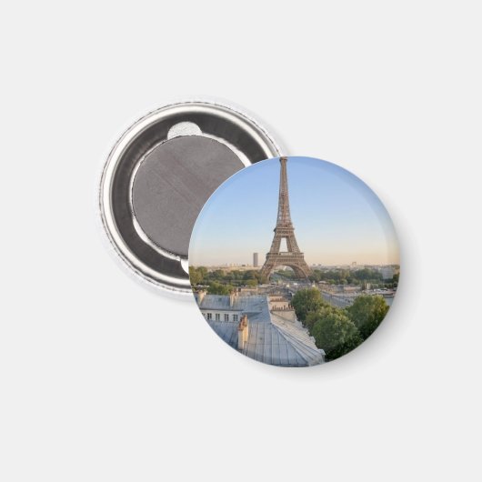 Personalized Paris City Skyline Souvenir  Magneet (Voorkant / Achterkant)