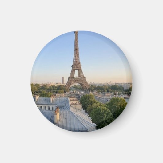 Personalized Paris City Skyline Souvenir Magneet (Voorkant)