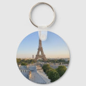 Personalized Paris City Skyline Souvenir Sleutelhanger (Voorkant)
