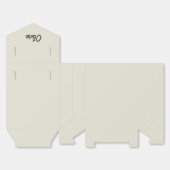 Personalized Party Box Gift Bag Favour neutral Bedankdoosjes (Ongevouwen)