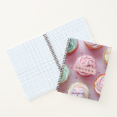 Personalized Pastel Cupcake Swirl Notitieboek (Binnen)