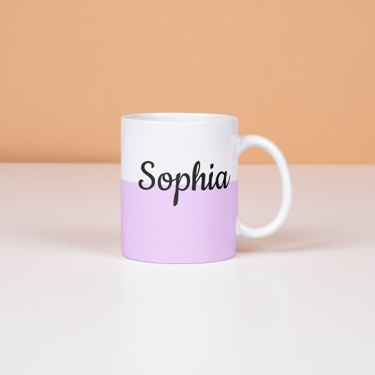 Personalized Pastel Name Mug Custom Coffe Cup gift Espresso Kop