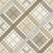 Personalized Pastel Napkins Chic Neutral Geometry Servet