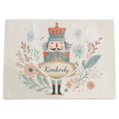 Personalized Pastel Nutcracker Christmas Groot Cadeauzakje (Voorkant)