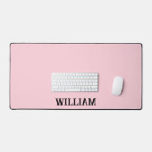 Personalized Pastel Pink iPhone Case with Custom Bureaumat (Keyboard & Muis)