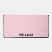 Personalized Pastel Pink iPhone Case with Custom Bureaumat (Voorkant)