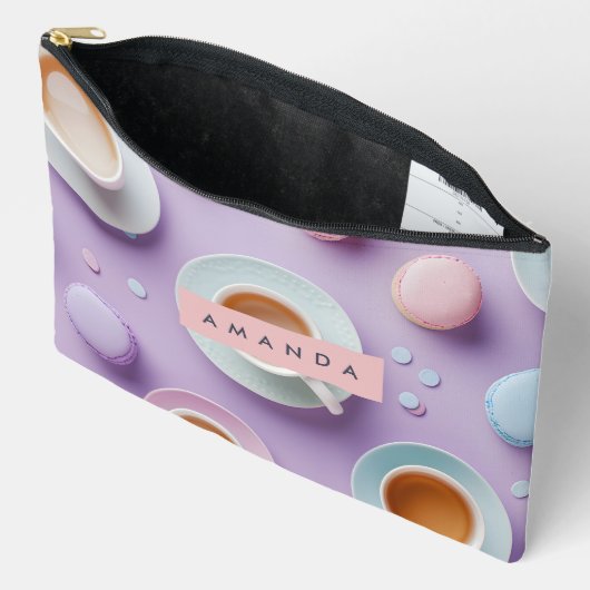 Personalized Pastel Tea Party Bliss Etui (Open)