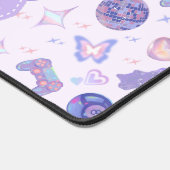 Personalized pastel y2k lavender aesthetic pattern bureaumat (Hoek)
