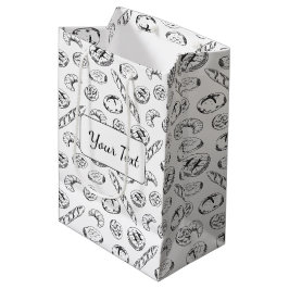 Personalized Pastry Illustration Packaging Medium Cadeauzakje