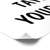 Personalized Patriotic American Flag  Perfect Poster (Hoek)