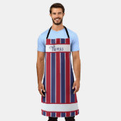 Personalized Patriotic Apron Schort (Gedragen)