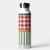 Personalized Pattern Water Bottle with Name Waterfles (Links)