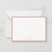 Personalized Patterned Note Card Set | Custom Name Notitiekaartje (Voorkant)
