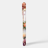 Personalized Peony Floral Phone Case Pink (Achterkant / Links)