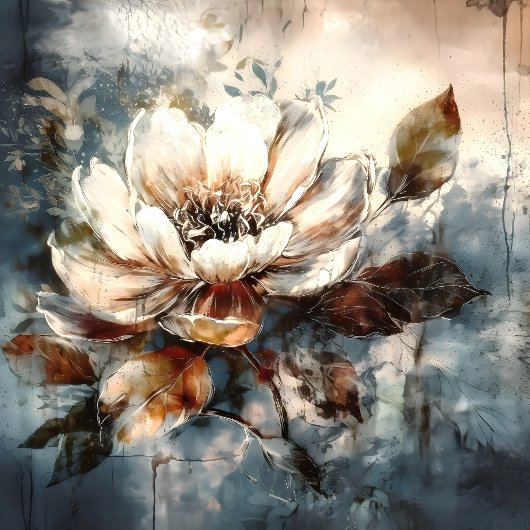 Personalized Peony Watercolor Bloom Schort