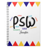 Personalized Personal Support Worker PSW  Notitieboek (Voorkant)