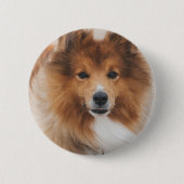 Personalized Pet Dog Lover Photo Ronde Button 5,7 Cm (Voorkant)