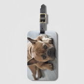 Personalized Pet Dog Photo Bagagelabel (Voorkant (verticaal))