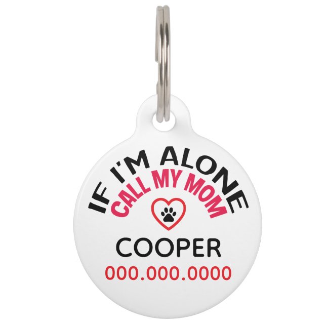 Personalized Pet ID Tag Huisdierpenning (Voorkant)