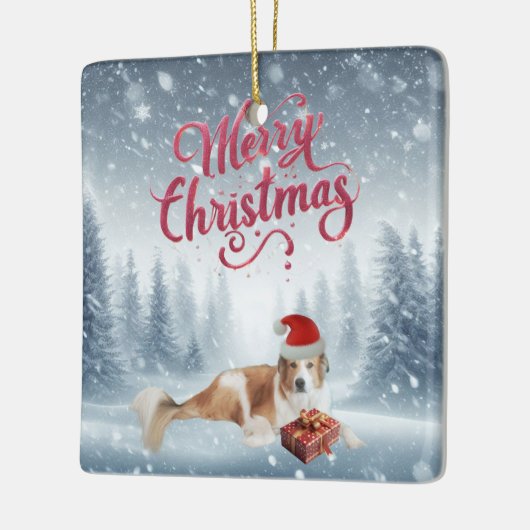 Personalized Pet Keramisch Ornament (Links)