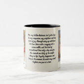 Personalized Pet Love Story Mug - Custom Tweekleurige Koffiemok (Center)