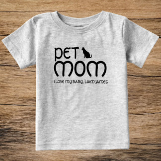 Personalized Pet Lover Cat Mom Mother's Day Baby