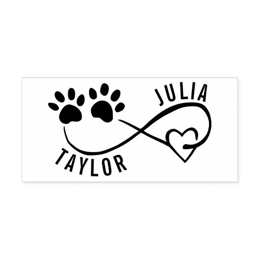 Personalized Pet Lover Signature Stamp Rubberstempel (Afrduk)