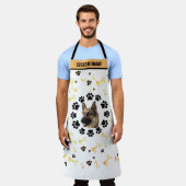 Personalized Pet Memorial Apron | Custom Name Schort (Gedragen)