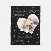 Personalized Pet Memorial Pet Loss | Photo Gift Fleece Deken (Voorkant)