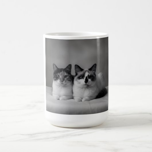 Personalized Pet Mug – High-Resolution Cat Photo Koffiemok (Center)