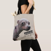 Personalized “[Pet Name] Made Me Do It” Tote Bag (Dichtbij)