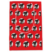 Personalized Pet Pattern Medium Cadeauzakje (Voorkant)