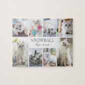 Personalized Pet Photo Collage Legpuzzel (Horizontaal)