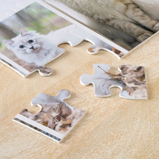 Personalized Pet Photo Collage Legpuzzel (Zijkant)