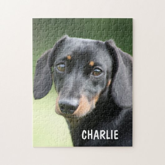 Personalized Pet Photo & Custom Name Legpuzzel (Verticaal)