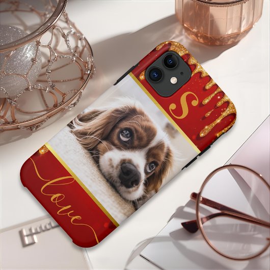 Personalized pet photo dog lover keepsake Case-Mat Case-Mate iPhone Case
