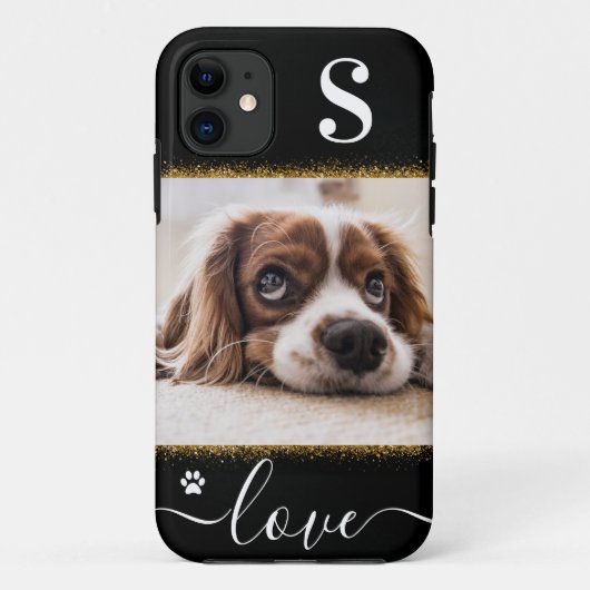 Personalized pet photo dog lover keepsake Case-Mate iPhone case (Achterkant)