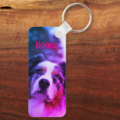 Personalized Pet Photo Dog Lover Name Jelly Gummy Sleutelhanger (Achterkant)
