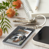Personalized Pet Photo Dog Lover Name Keepsake  Sleutelhanger (Voorkant Rechts)